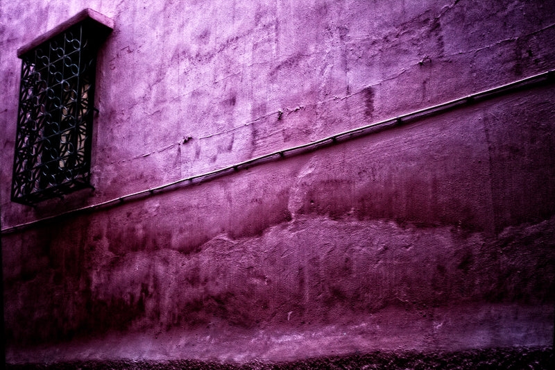 Mur en violet