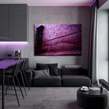 Mur en violet